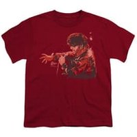 Elvis Presley Shirt Kids Comeback Sketch Red T-Shirt