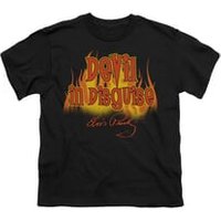 Elvis Presley Shirt Kids Devil In Disguise Black T-Shirt