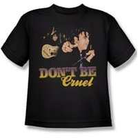 Elvis Presley Shirt Kids Don't Be Cruel Black T-Shirt