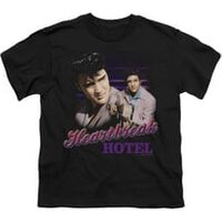 Elvis Presley Shirt Kids Heartbreak Hotel Black T-Shirt