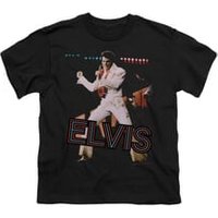 Elvis Presley Shirt Kids Hit The Lights Black T-Shirt