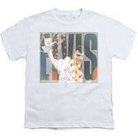 Elvis Presley Shirt Kids Knockout White T-Shirt