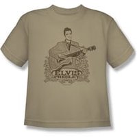 Elvis Presley Shirt Kids Laurels Sand T-Shirt