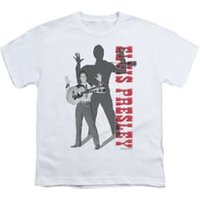 Elvis Presley Shirt Kids Look No Hands White T-Shirt