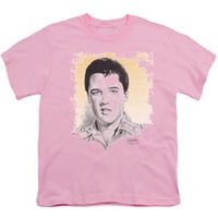 Elvis Presley Shirt Kids Matinee Idol Pink T-Shirt