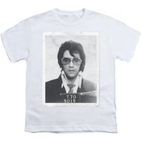 Elvis Presley Shirt Kids Mugshot White T-Shirt