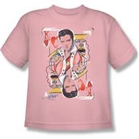 Elvis Presley Shirt Kids Of Hearts Pink T-Shirt