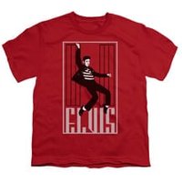 Elvis Presley Shirt Kids One Jailhouse Red T-Shirt