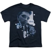 Elvis Presley Shirt Kids Play That Guitar Navy T-Shirt