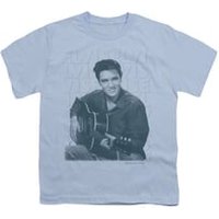 Elvis Presley Shirt Kids Repeat Light Blue T-Shirt