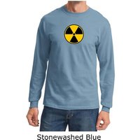 Fallout Shirt Radioactive Radiation Symbol Adult Long Sleeve Shirt
