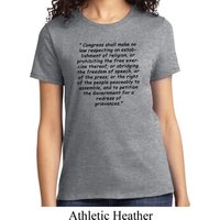 First Amendment Ladies Shirt