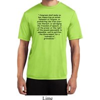 First Amendment Mens Moisture Wicking Shirt