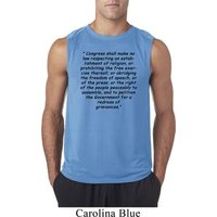 First Amendment Mens Sleeveless Shirt