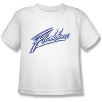 Flashdance Shirt Kids Logo White Youth Tee T-Shirt