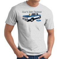 Ford Man's Best Friends Classic Truck Adult T-Shirt- Ash