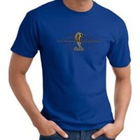Ford Mustang Cobra T-shirt - Ford Motor Company Grill Royal Tee Shirt