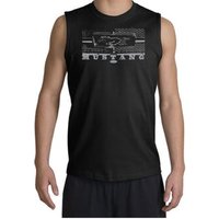 Ford Mustang Shirt Legend Honeycomb Grille Black Muscle Shirt
