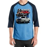 Ford Mustang Shirt Various Shelby Mens Raglan Tee T-Shirt