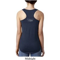 Ford Mustang with Grill Back Print Ladies Ideal Tank Top