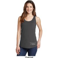 Ford Mustang with Grill Bottom Print Ladies Tank Top
