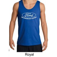 Ford Tank Top Distressed An American Classic Adult Tanktop