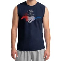 Ford Tee Mustang Red White and Blue Muscle Shirt