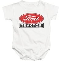 Ford Tractor Infant Baby One-Piece Romper - White