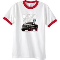 Ford Truck Ringer T-Shirt - F-150 4X4 Offroad Machine White/Red Tee