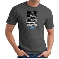 Ford Truck T-Shirt - F-150 Truck Adult Charcoal Tee Shirt