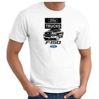 Ford Truck T-Shirt - F-150 Truck Adult White Tee Shirt