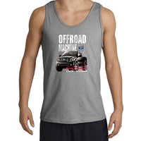 Ford Truck Tank Top - F-150 4X4 Offroad Machine Sports Grey Tanktop