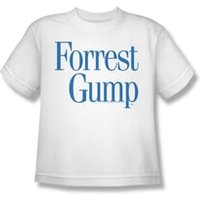 Forrest Gump Shirt Kids Logo White Youth Tee T-Shirt