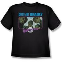 Galaxy Quest Shirt Kids Cute But Deadly Black Youth Tee T-Shirt