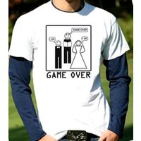 Game Over Marriage Ceremony Long Sleeve Shirt-in-Shirt