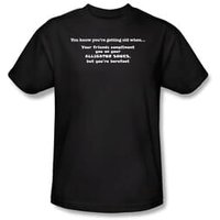 Getting Old Shirt Friends Compliment You On Alligator Shoes Black Tee