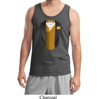 Gold Vest Tuxedo Mens Tank Top