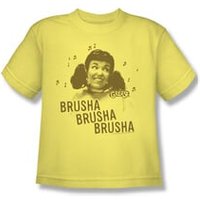 Grease Shirt Kids Brusha Brusha Banana Youth Tee T-Shirt