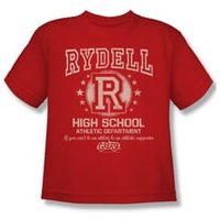 Grease Shirt Kids Rydell High Red Youth Tee T-Shirt