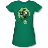 Green Arrow Juniors T-shirt - DC Comics Kelly Green Tee