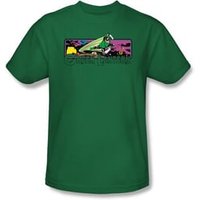 Green Lantern Kids T-shirt Cosmos Youth Kelly Green Tee