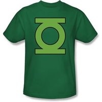 Green Lantern Kids T-shirt Gl Emblem Youth Kelly Green Tee