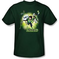 Green Lantern Kids T-shirt Lantern Burst Youth Hunter Green Tee
