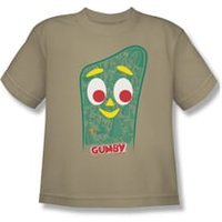Gumby Shirt Kids Inside Gumby Sand T-Shirt