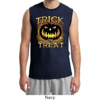 Halloween Trick or Treat Mens Muscle Shirt