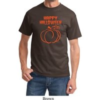 Happy Halloween with Pumpkin Sketch T-shirt
