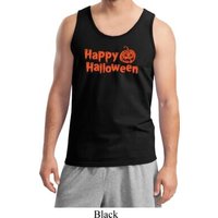 Happy Halloween with Pumpkin Tank Top
