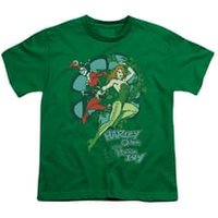 Harley Quinn Shirt Kids Harley And Ivy Kelly Green T-Shirt