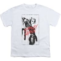 Harley Quinn Shirt Kids Inked White T-Shirt