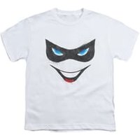 Harley Quinn Shirt Kids Mask White T-Shirt